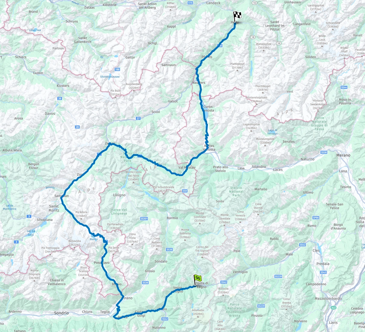 R – Tag 7 Strecke